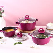 Load image into Gallery viewer, Wonderchef Ceramic Coated Casserole Set (6 pc)