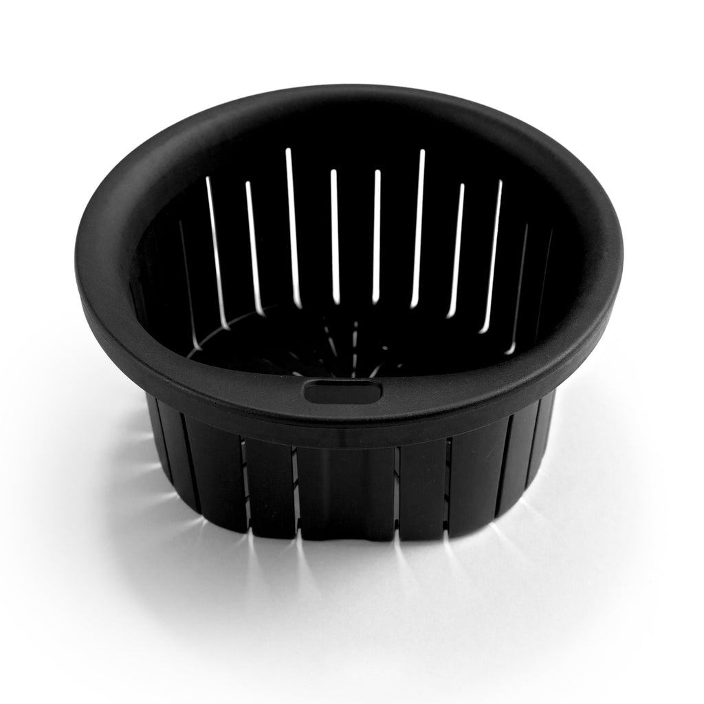 Chef Magic Strainer Basket | Use for Straining, Steaming | Made from Food-grade Material | Black