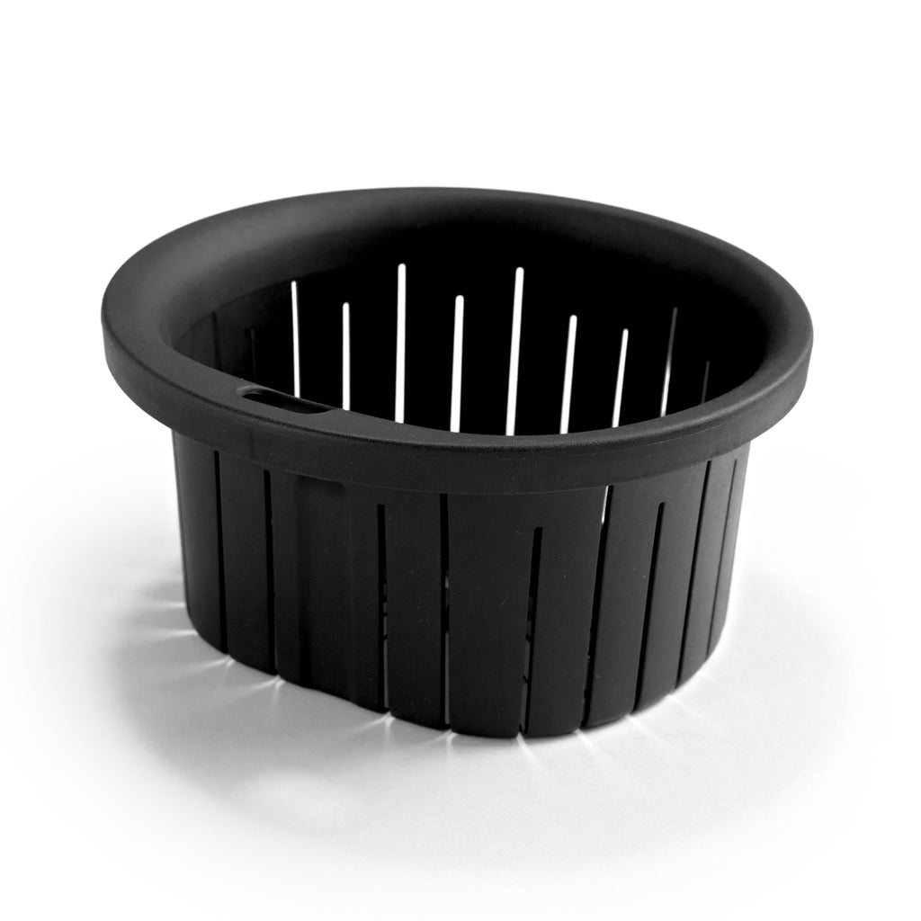 Chef Magic Strainer Basket | Use for Straining, Steaming | Made from Food-grade Material | Black