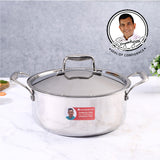 Wonderchef Nigella Tri-Ply Casserole (24 cm, 4.8L)